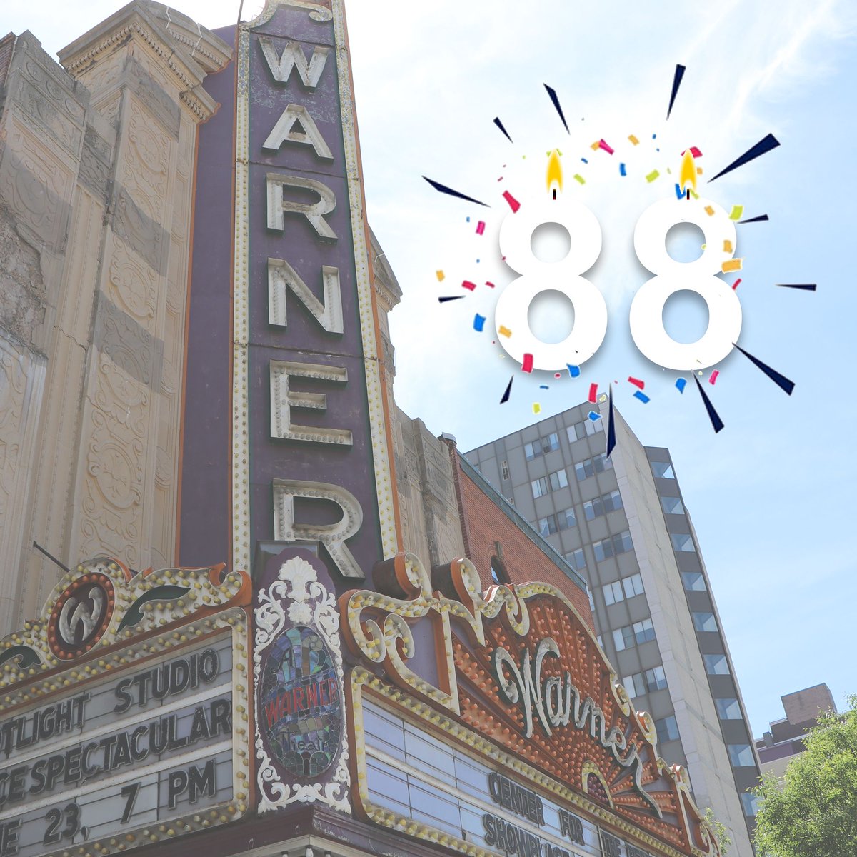 _ErieEvents's tweet photo. On this day in 1931, the Warner Theatre opened. Happy 88th birthday to our historic theatre!

What would you get the Warner Theatre for its birthday? https://t.co/BXVW6jWfQx