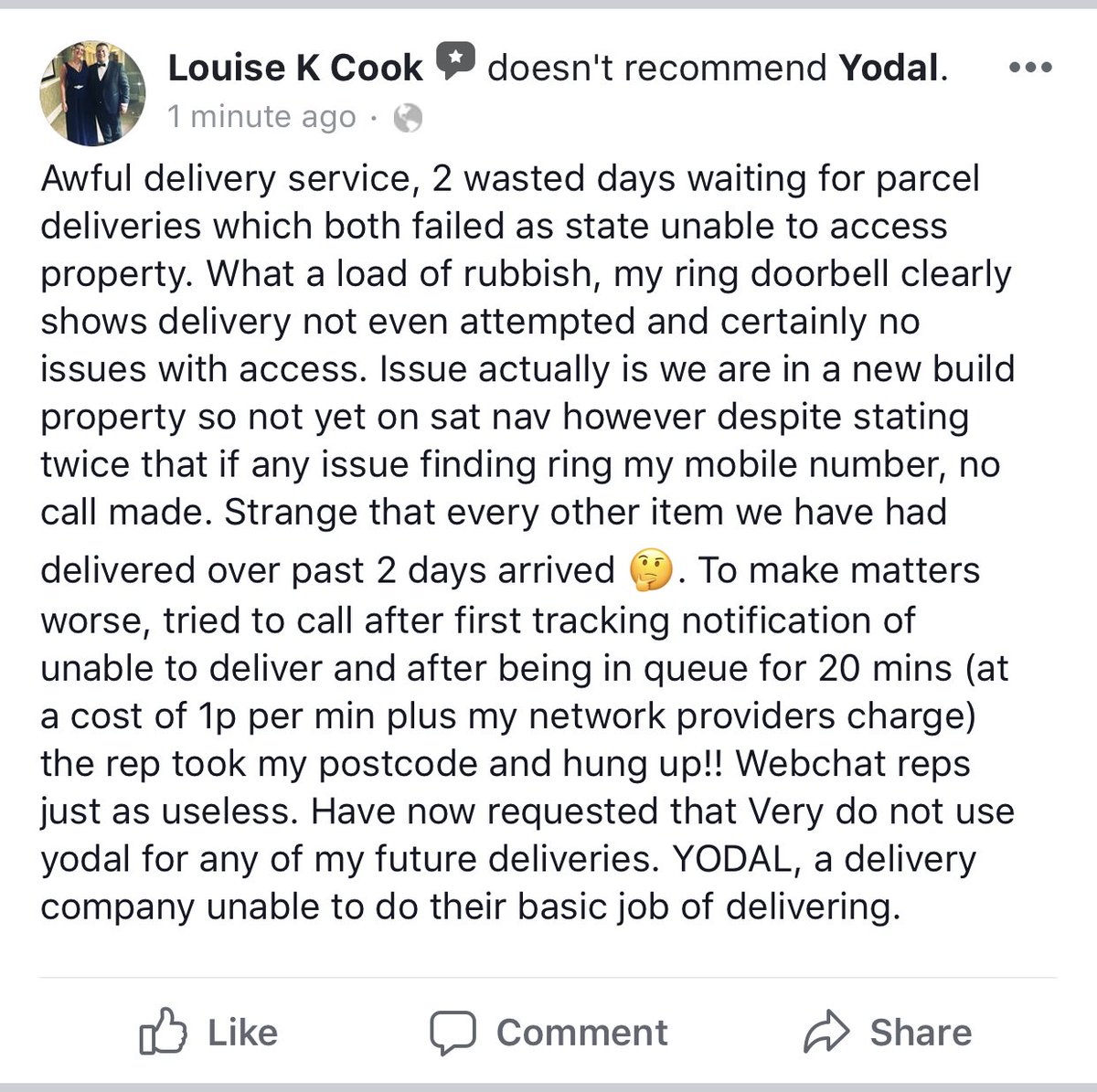 angel_loops's tweet photo. @yodal #worstdeliveryserviceever #yodalcannotdelivery #awfulservice https://t.co/INW8Hc1orr