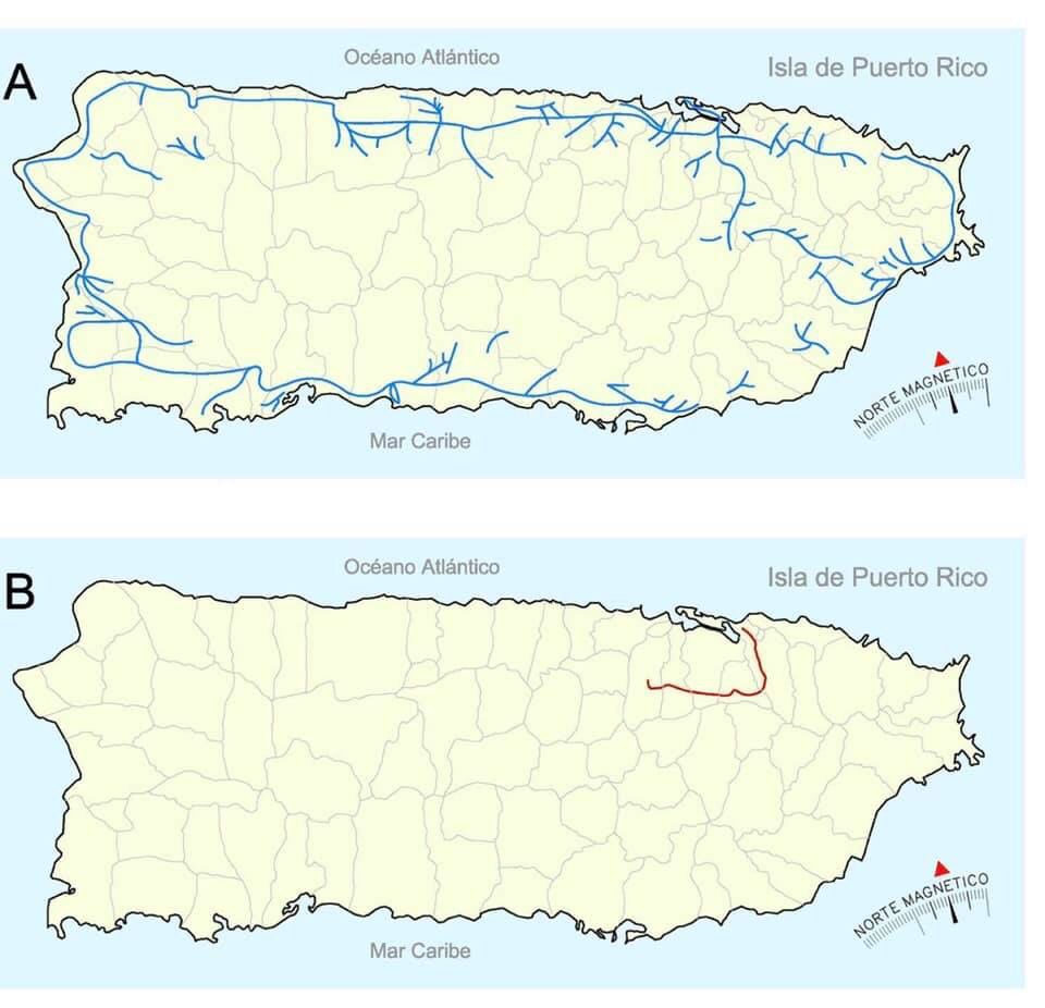 puerto rico train map Simon Kuestenmacher On Twitter Map Shows The Train Network In puerto rico train map