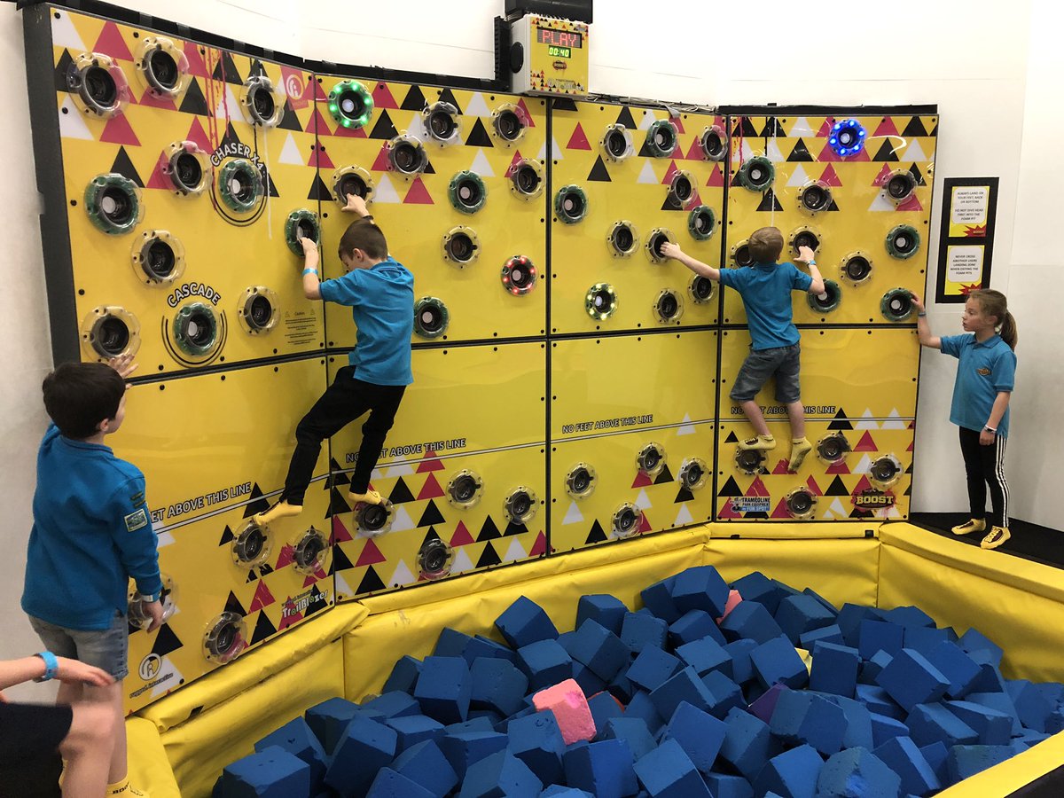 1stRothley's tweet photo. We had a great time at @BoostTrampoline in Leicester tonight. 3 Beavers got their Chief Scout Bronze Awards and 3 Cubs their Cheif Scout Silver Awards. https://t.co/Jxcgs07PAx