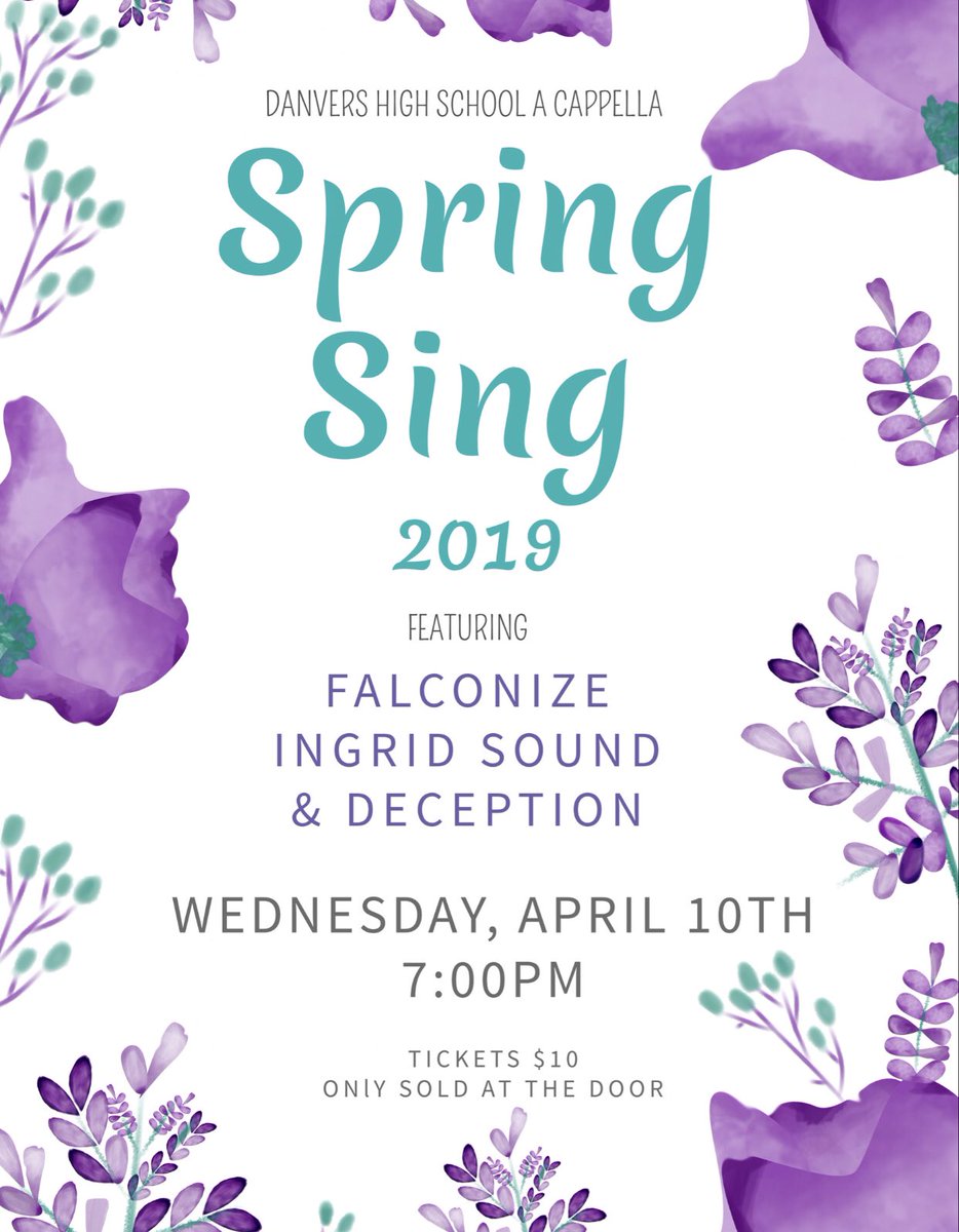 Spring Sing is tonight! Hope to see you there!