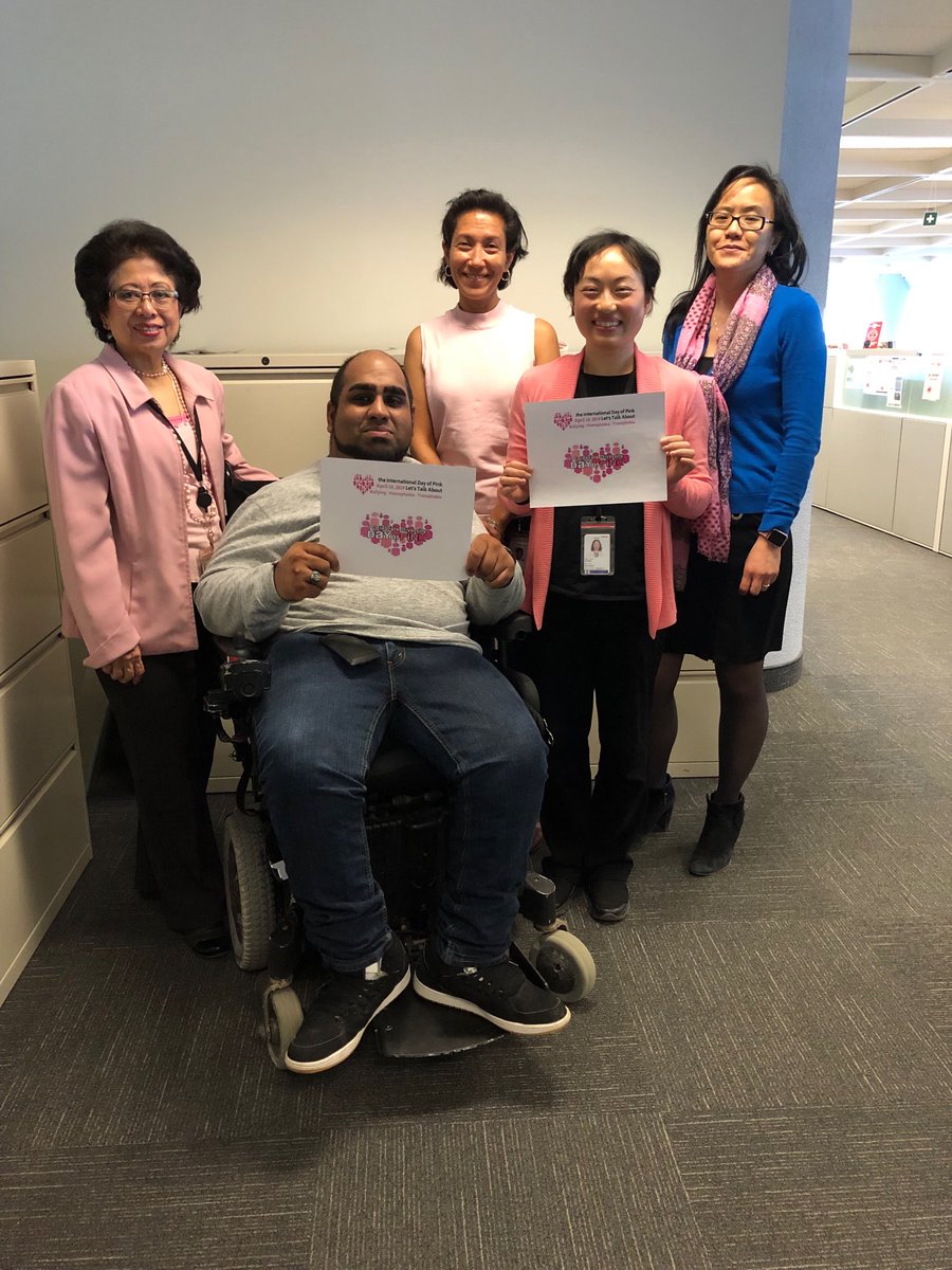 TETSO’s Employment Equity &amp; Diversity Committee observes today’s Day of Pink as a symbol inspiring Canadians to create social change by being inclusive #CRAinclusionARC #DayOfPink ⁦⁦⁦@MauricetteHowl3⁩ ⁦<a href="/Mathura53/">Mat</a>⁩ ⁦⁦<a href="/TETSO_YPN/">TETSO YPN</a>⁩ ⁦@RonHebdon_GC⁩