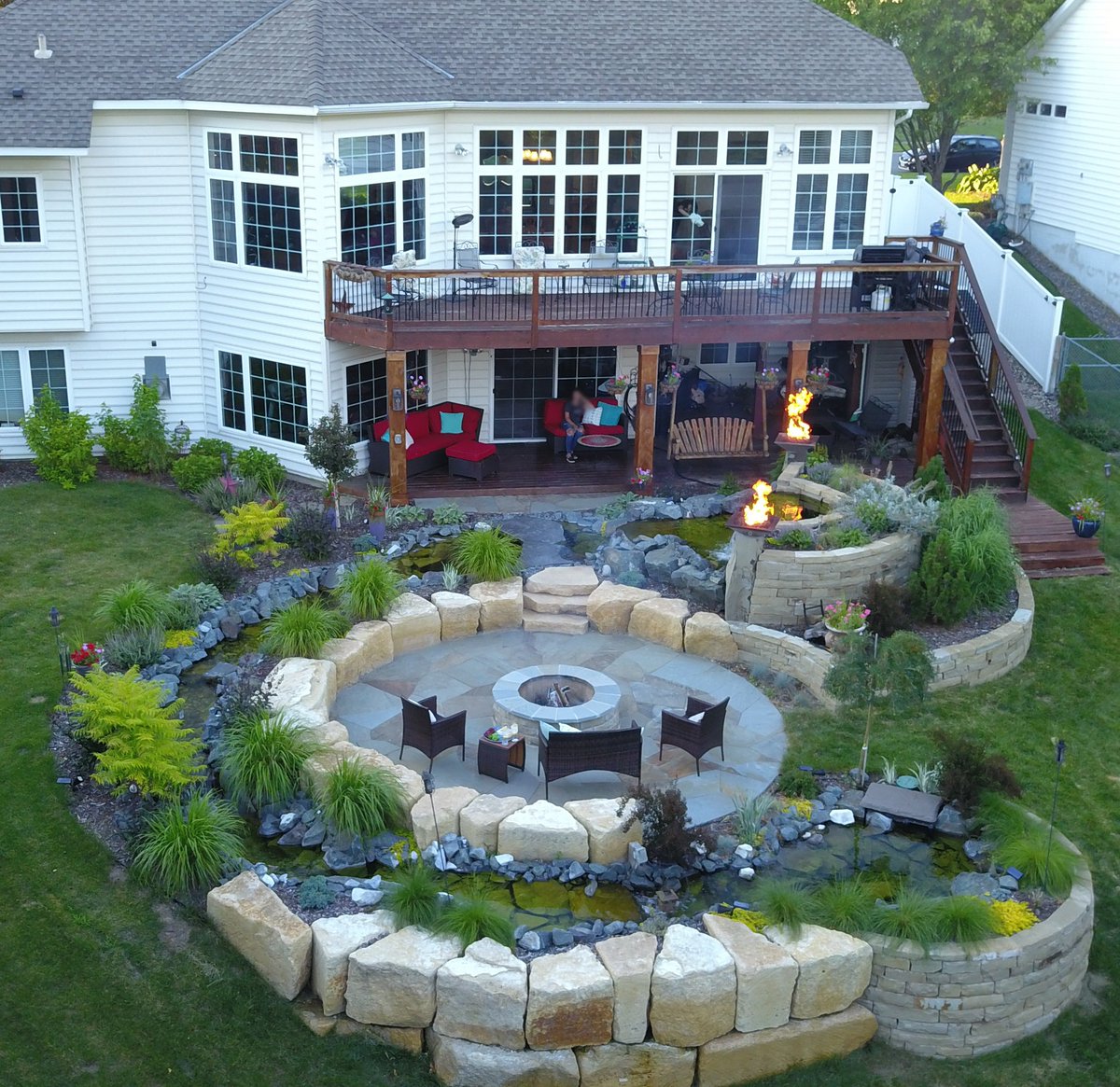MinnesotaNLA's tweet photo. It may be snowing, BUT it's April and this month we're featuring #MNLAMember Landscape Award winning projects for 2019 in #topmnlandscapes. First up, the Clark Residence designed by Becca of @momsdesignbuild. Congratulations! #landscapedesign https://t.co/THVR0dmost https://t.co/b41ROAxhjo