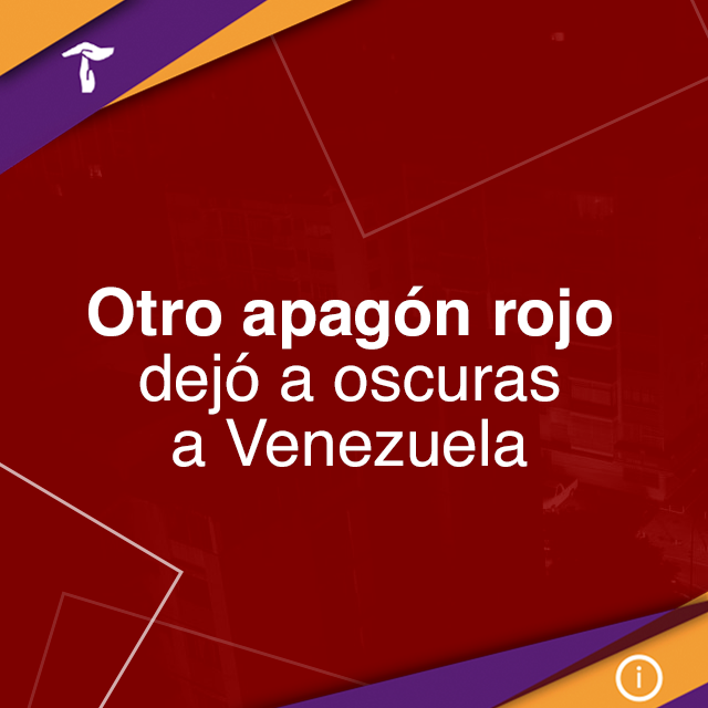 taimaopinion's tweet photo. Un nuevo apagón dejó a oscuras a Venezuela, varios días después de que el régimen anunciara un plan de racionamiento para estabilizar el sistema tras dos grandes apagones en marzo
¿Qué opinas de este nuevo apagón? Tu opinión, tu poder. https://t.co/arsF7p5fw6