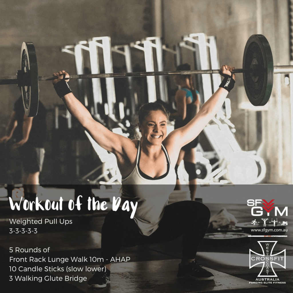Workout of the Day, Thursday 11th April 2019 sfgym.com.au/workout-of-the…