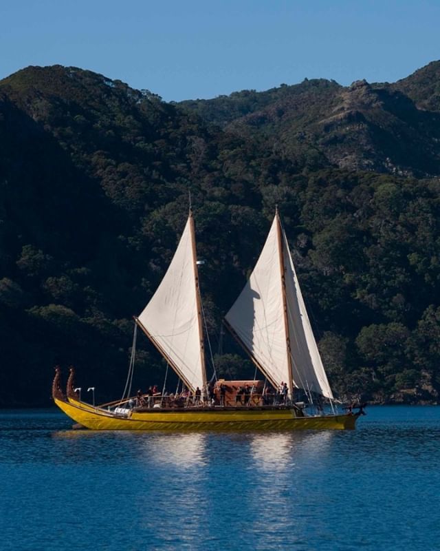 nz_maritime's tweet photo. Meet Aotearoa One, a contemporary version of a traditional waka, created with Maori and Polynesian ideas and techniques. Sailing from the Maritime Museum this May from $25 per adult. Bookings essential. #waka #aotearoawaka @tetokivoyagingtrust #waitemata… https://t.co/ju4I8vgryK https://t.co/2OtE6SiVqX