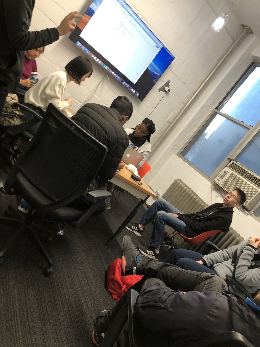 Team meeting in progress! Getting closer everyday!