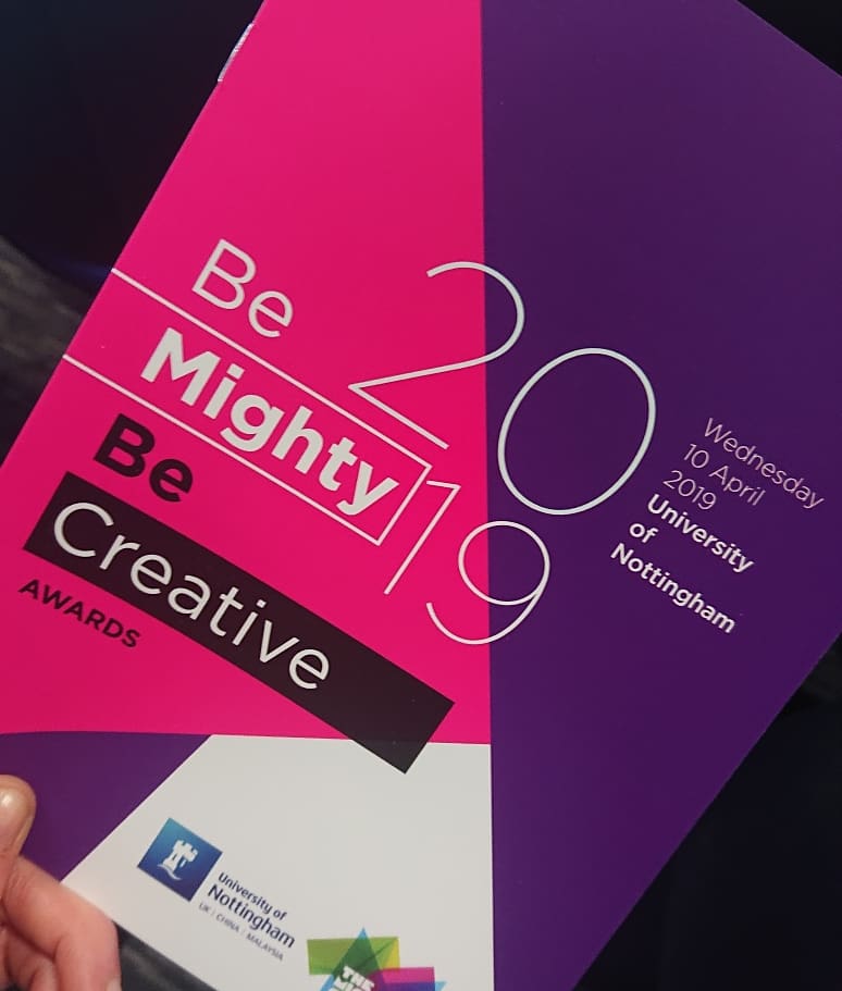 AlixJones12's tweet photo. We won!! Incredibly proud & honoured to be awarded the #CulturalPartnershipAward for #ThisisDerby @ #BeMightyBeCreativeAwards tonight hosted by @MightyCreatives Thankyou for a brilliant evening celebrating all the best that the Midlands has to offer #OADerby @Will_Turner85 https://t.co/H5xFV1BsQ4