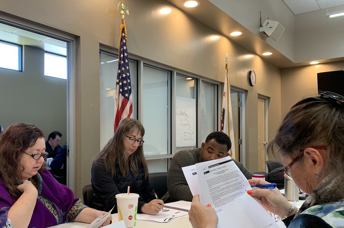 rusnivek's tweet image. #ICS400 The State of Columbia’s EOC prioritizing resources to support Liberty County’s ongoing disaster #NIMS