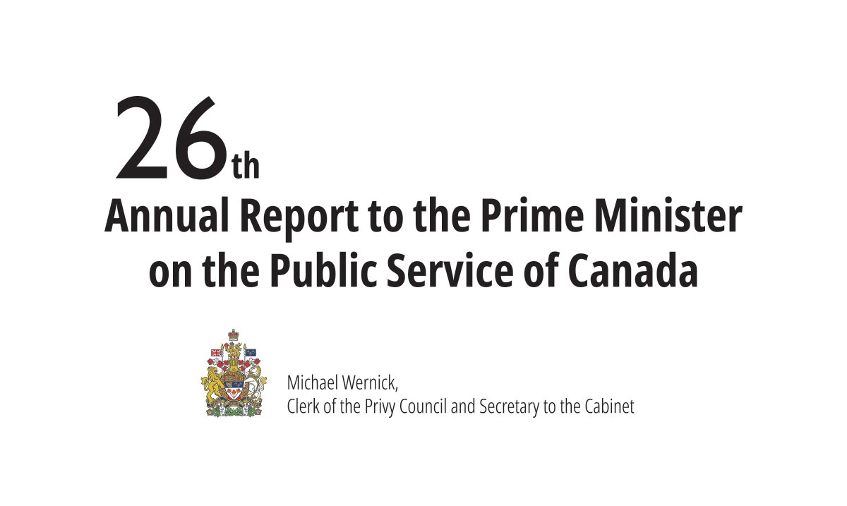 PrivyCouncilCA's tweet image. The Annual Report on the state of the Public Service is now available. Read about and share the incredible #GCstories of public servants who bring their innovative ideas and creativity into work every day. ow.ly/t6hx30oojqW