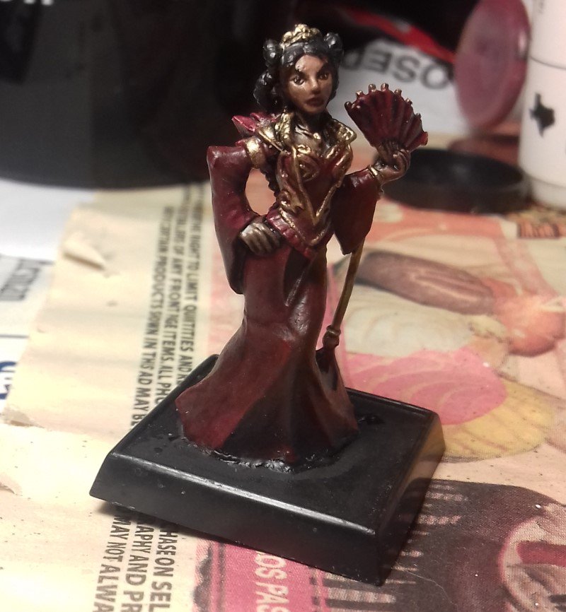 corbietalons's tweet photo. I've only been playing regularly for about a year and a half, but checking out Baldur's Gate by chance in middle school was what first got me interested in RPGs. Now I kind of write them!
No character art at the moment, so here are my two most recently painted PCs. #DnDSelfie https://t.co/hd7hu5ttS8