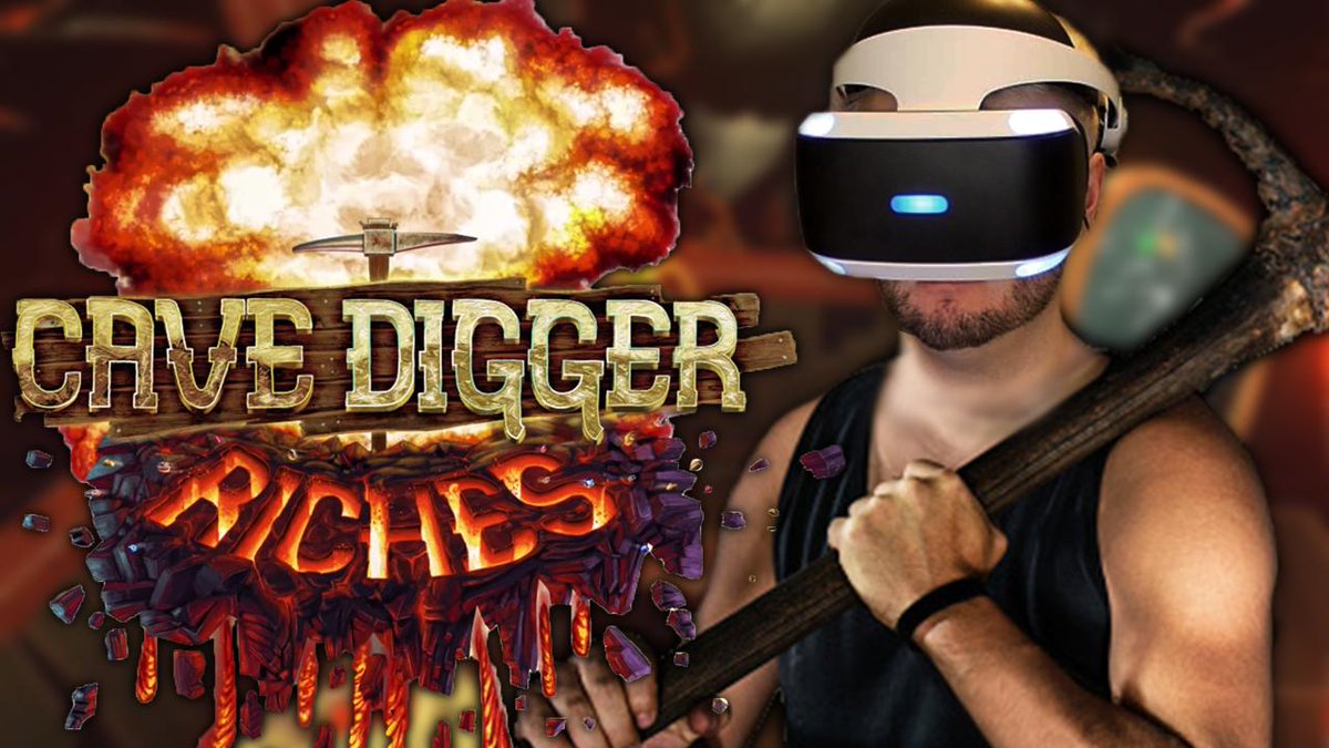 PhilanthroPwn's tweet photo. Check out the new Cave Digger DLC, Riches! Now on PSVR and SteamVR! #HTCVive #PSVR #VR #CaveDiggers @vr_kiwi @VRkiwi
--> https://t.co/nmh7IdrgP1 https://t.co/7lLdbrJpso