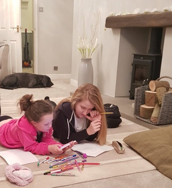 Mark_Inny's tweet photo. These pair back together tonight at last. I'm one happy chap. #stepsisters #familytime #backinthefold https://t.co/nch1MPdMc8
