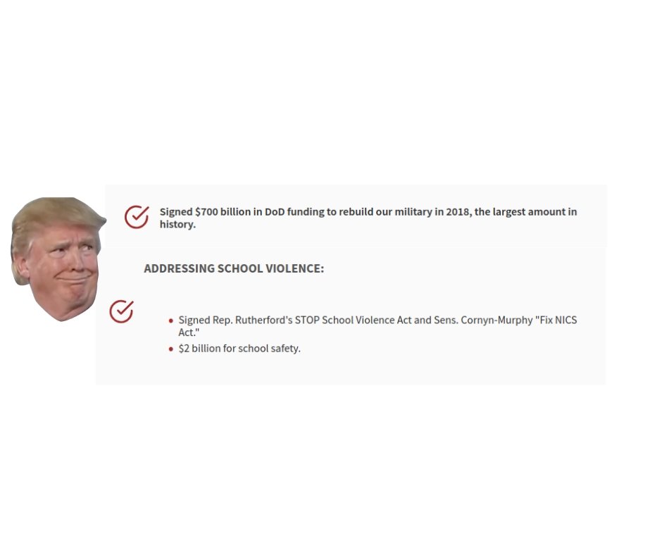 wetheprimates's tweet image. Stats pulled from the "Promises Kept" section of @realDonaldTrump 's website. A severe discrepancy in how funds are being utilized in this presidency. #trump #gottago
