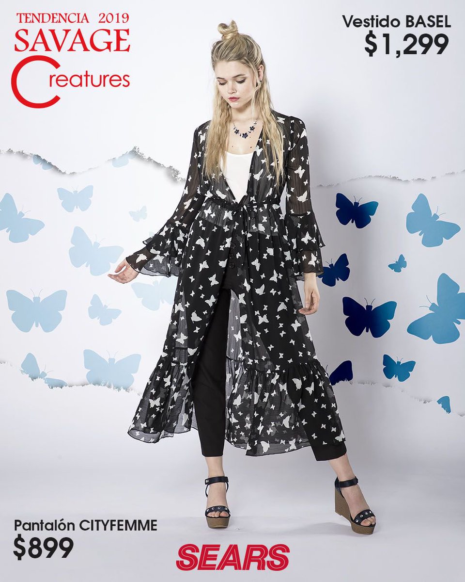 searsmexico's tweet photo. Si eres fan de los estampados, entonces #SavageCreatures es para ti. ¡Visítanos y enamórate de esta tendencia! #SearsMeEntiende https://t.co/wpisAbJdDm