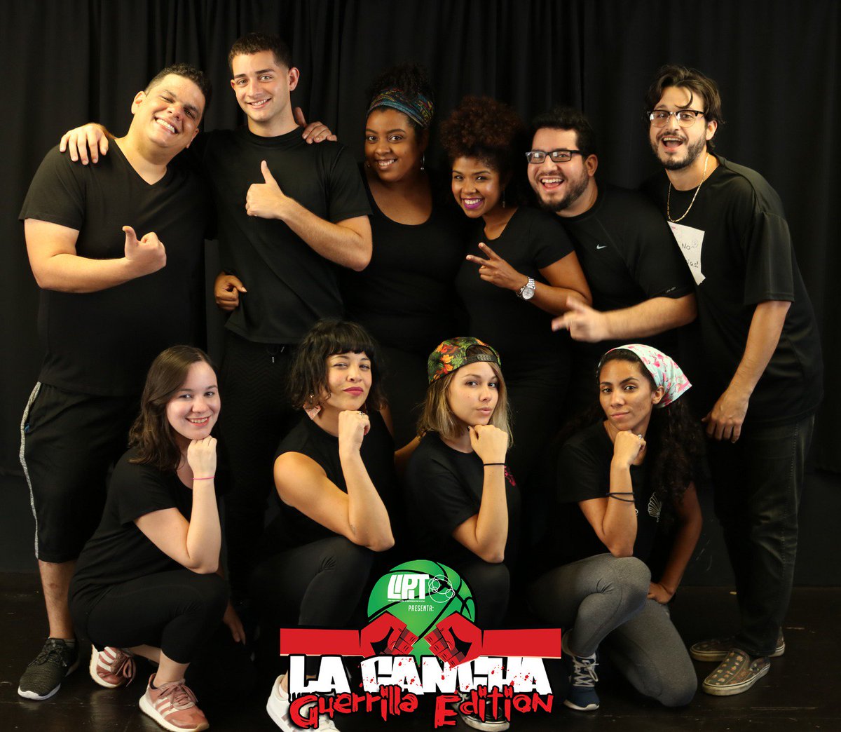 impropr's tweet image. El grupo intermedio de improvisación teatral dice presente en La Cancha 2019 - Guerrilla Edition. ¡No te pierdas el ingenio de esta gente en su Fogueo Intermedio el jueves 25 de abril a las 8pm.

Boletos en: ticketerapr.com/lacancha-2019

#muchaimpro #impropr #LIPIT #LaCancha2019