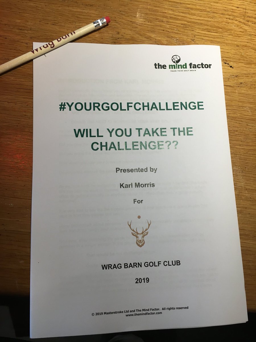 RScarrottgolf's tweet photo. A really successful evening @WragBarn with @Karl_Morris simplifying the game for everyone! Over 120 people attended and I’m sure they will all be up for completing their own Challenge this year 👊 #golf #golfcoach #mindfactor https://t.co/AT08hb9RlQ