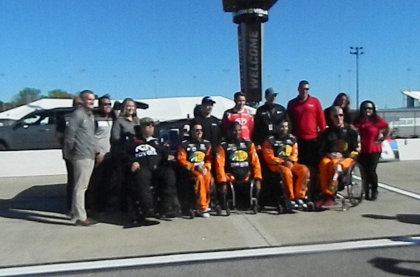 FalciAdaptive's tweet image. Thanks @ToyotaRacing  sponsoring this great event at @RichmondRaceway today. #NASCAR  #TeamToyota #AdaptiveCommunity