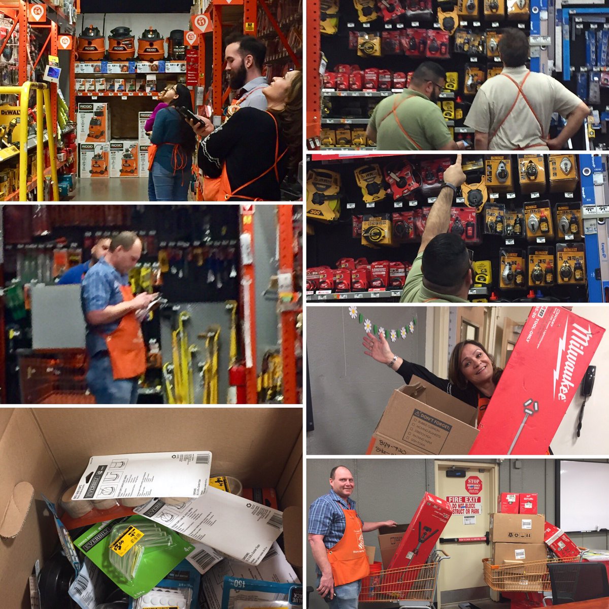 mpisapia6's tweet photo. Clearance No Home scavenger hunt in D.25 for today’s MOR meeting. Challenge: in teams of 2, how many clearance no homes can they find in 20 min. Answer is 26 skus! Outstanding job! #teamwork #timemanagement #shrinkmitigation https://t.co/J4piYFA1pe