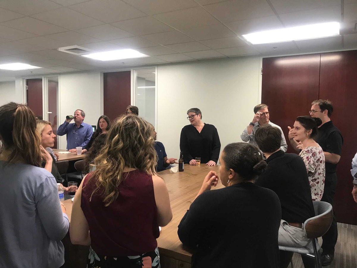 MThompsonCB's tweet image. Enjoyed happy hour with the @CherryBekaert Firm Administration team. @Kwtaves also joined me and it&apos;s been nice chatting with some familiar faces and getting to know other new faces. #CEOontheGo #CBEngage #HappyHour #HappyPeople