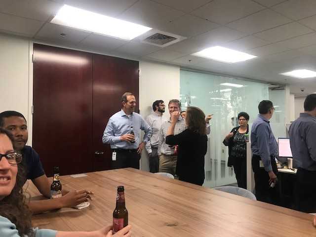 MThompsonCB's tweet image. Enjoyed happy hour with the @CherryBekaert Firm Administration team. @Kwtaves also joined me and it&apos;s been nice chatting with some familiar faces and getting to know other new faces. #CEOontheGo #CBEngage #HappyHour #HappyPeople