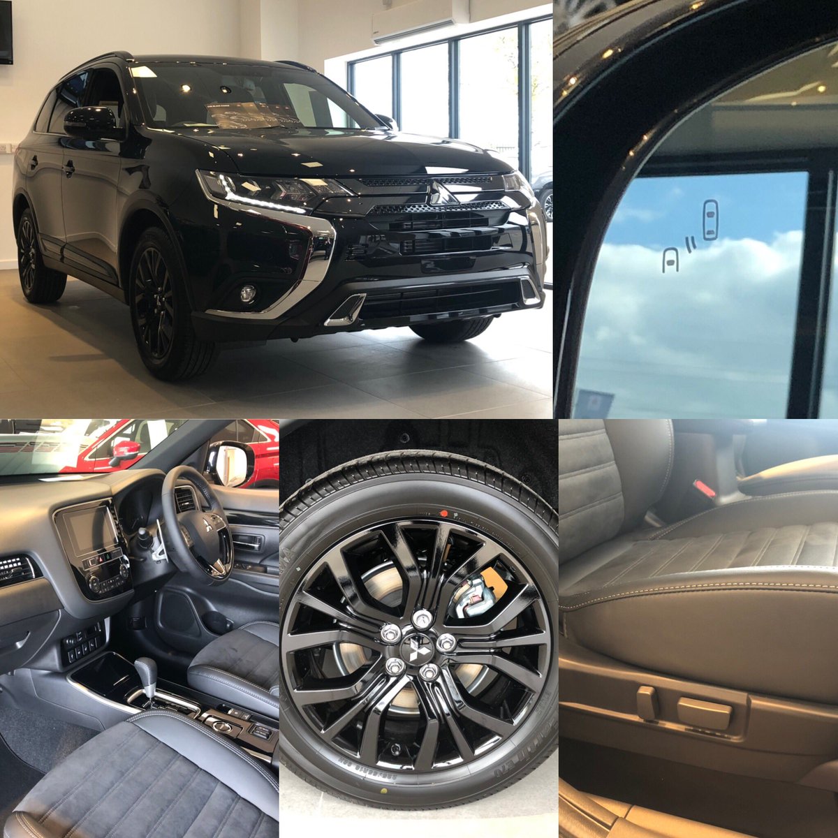 Outlander Black Edition 😍 <a href="/MitsubishiUK/">MitsubishiUK</a> #black #outlander #mitsubishi