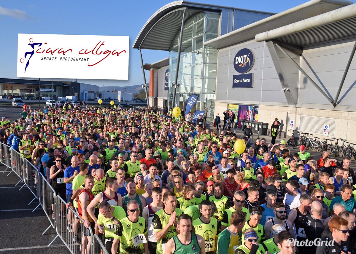 Great turn out for this evening’s <a href="/Dundalk10k/">Dundalk 10k</a> #Dundalk10k #Dkit