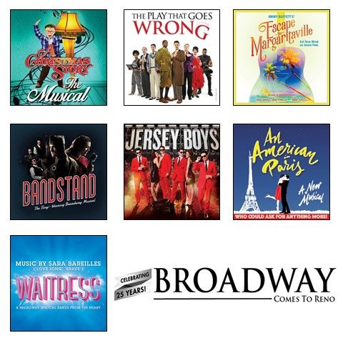 Subscribe to the 25th Anniversary of Broadway Comes to Reno and guarantee your seats to 7 touring Broadway productions! Benefits of subscribing include discounted tickets, early access to on-sale dates, exchange privileges, and more. For more info, visit buff.ly/2wqPprA