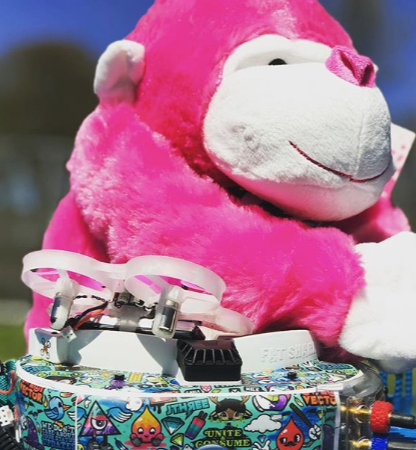 visionfpv's tweet photo. If a pink gorilla can fly FPV, so can you! ๐
Photo @brr_anderson:
https://t.co/0matU23E37
#miniwhoop #tinywhoop #microdrone #fpv #fpvracing #quadcopters #quadcopter #drones #drone #droneracing #dronestagram #fatshark #uav #rc #kingkong #wednesdaymotivation #wednesdaythoughts https://t.co/UA93BgElsb