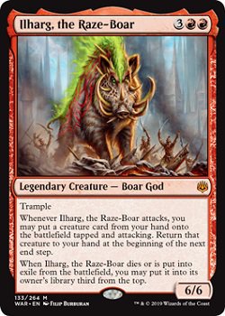 Cevdem's tweet photo. Beyond hyped for this card. Imma break this boar one way or another. 🔥🐷

#MTG #Modern #BoarGod https://t.co/KCIVvUpPua