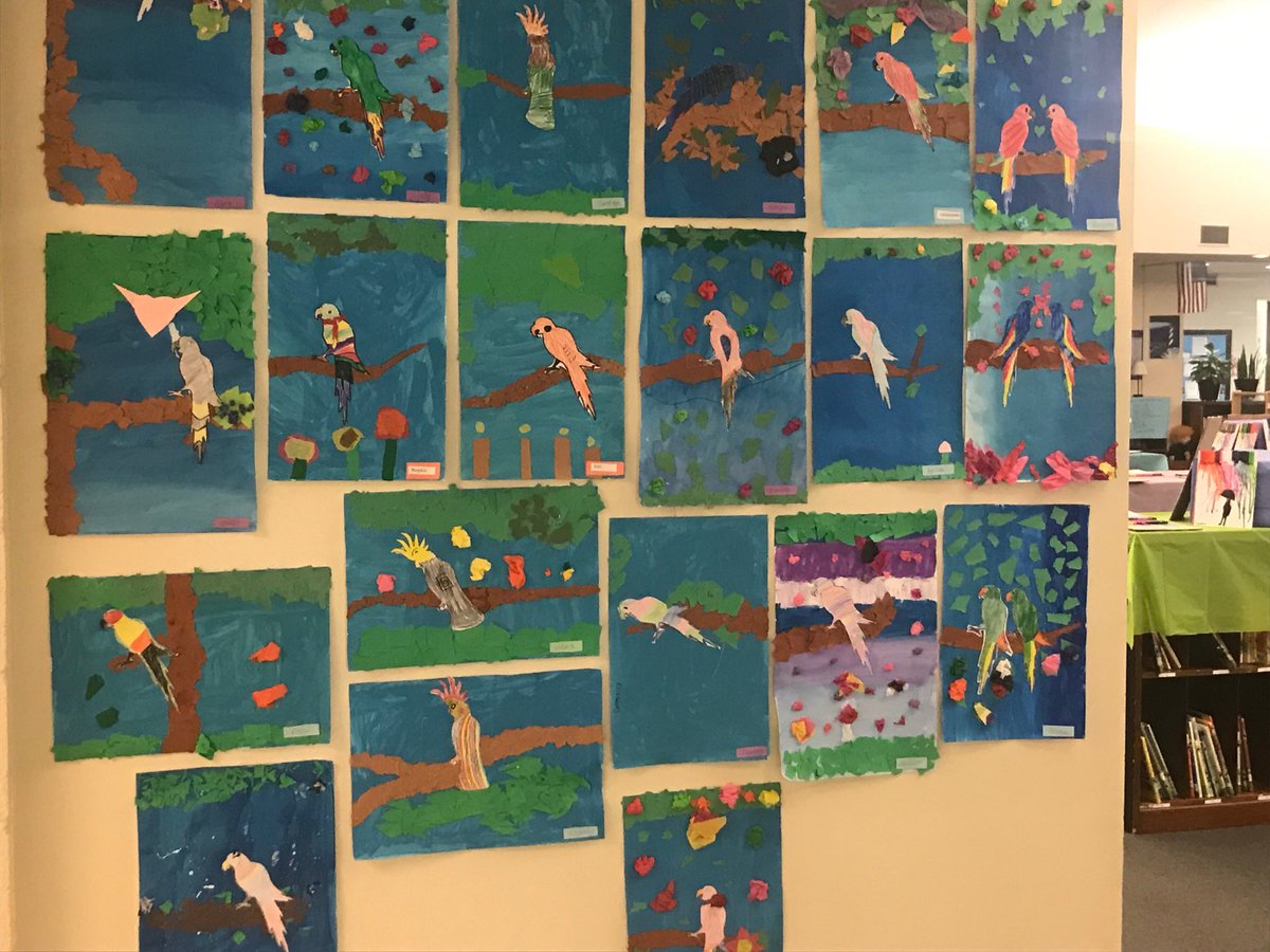 miranda_mjames's tweet photo. Fine Arts Night at RES was a huge success. My students created beautiful artwork. So proud!! https://t.co/dDaLwjwUSn