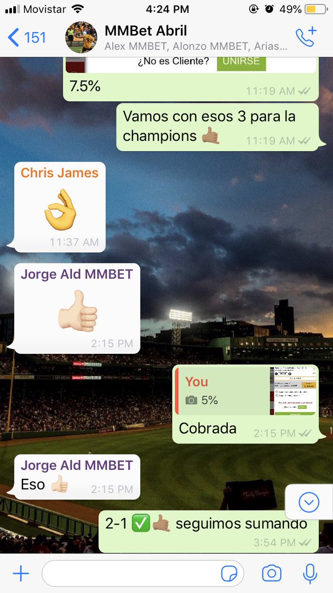MMBet10's tweet photo. Seguimos sumando en el grupo.
3 apuestas de Champions : 2 ganadas, 1 dividida en Push/Perdida. /// Apuestas de mi story en instagram. https://t.co/OUcaCqlPdf