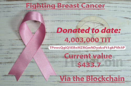Tittiecoin_'s tweet photo. Our #BreastCancer #CharitySupport fund is growing bigger every day! We are happy to be doing our part in raising awareness and helping women who are in need of support. @TittieCoin $TIT 
https://t.co/NzEEZvSAhv https://t.co/htJaZgwBrt