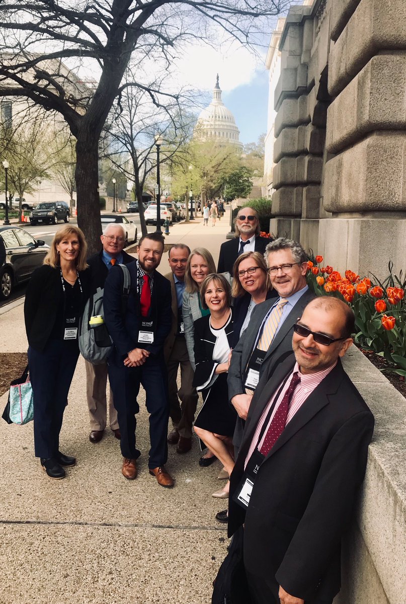 Beautiful spring day in Washington DC to lobby on behalf of ⁦@Commpharmacy⁩ ! #NCPAontheHill