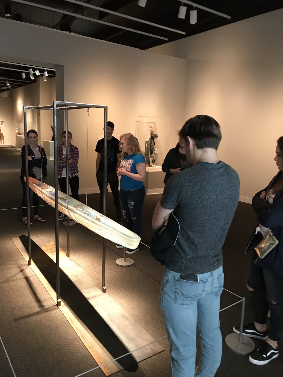 RidgeArts's tweet photo. Some of the high school students attended our field trip to the Mint Museum of Art and Design in Charlotte. It was a great trip and many of our artists were inspired! https://t.co/mEwacS4BTn
