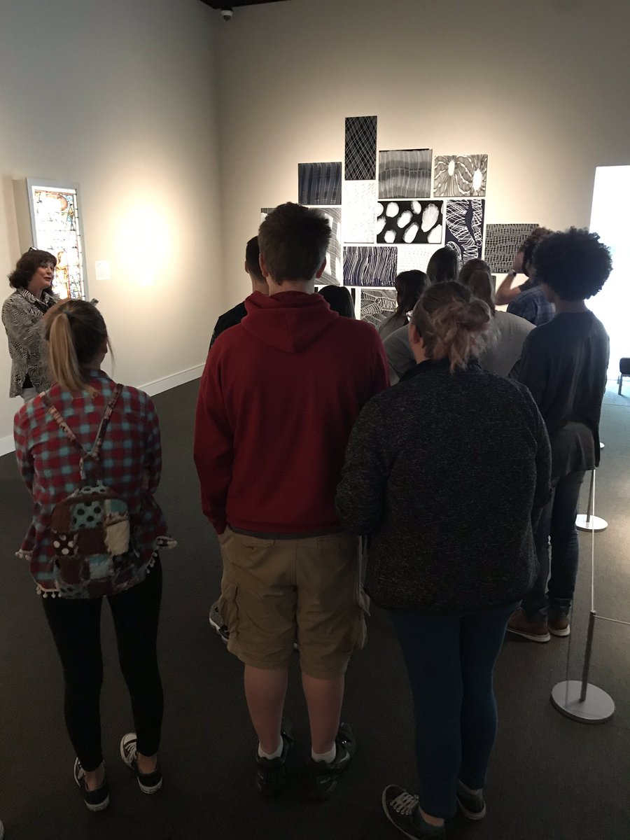 RidgeArts's tweet photo. Some of the high school students attended our field trip to the Mint Museum of Art and Design in Charlotte. It was a great trip and many of our artists were inspired! https://t.co/mEwacS4BTn