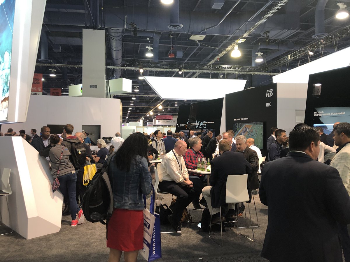 SES_Satellites's tweet photo. #NABShow  is in full swing! If you’re at the show connect with SES &amp; MX1 &amp; see how we provide hybrid content distribution &amp; services such as fully-managed online video platform and automated  targeted ad-insertion. #SESVideo #satellite https://t.co/QGbQk4P1F0