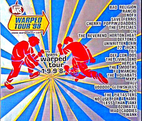 warped tour 1998