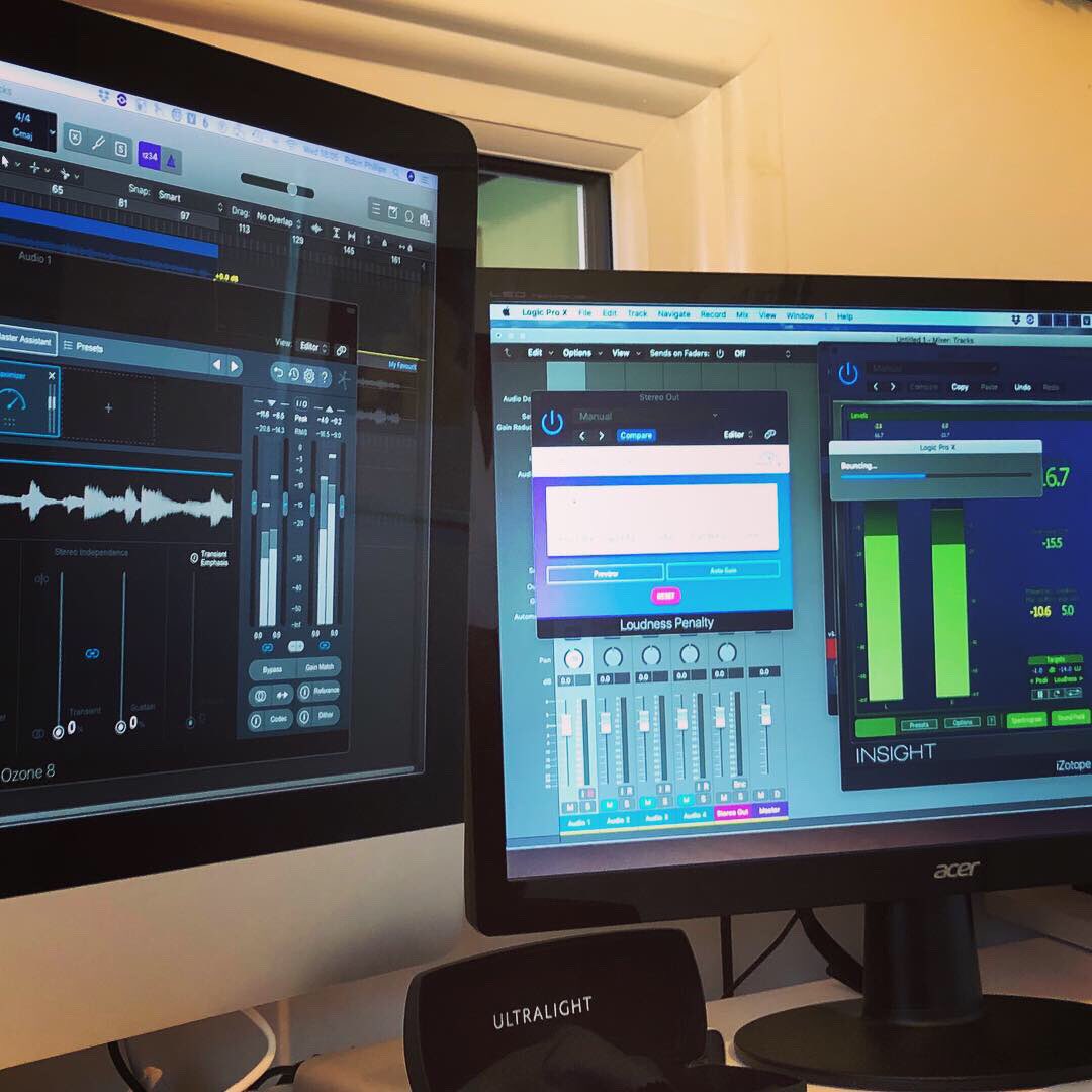 PlanetRepmusic's tweet photo. Latest #mastering project for a client, trying out @iZotopeInc #Ozone8 upgrade, along with @meterplugs #loudnesspenalty &amp; #dynameter, everything’s changing so fast these days but these tools definitely help.. #proaudio #studio #producer #LogicProX https://t.co/sbdHh9OjAS
