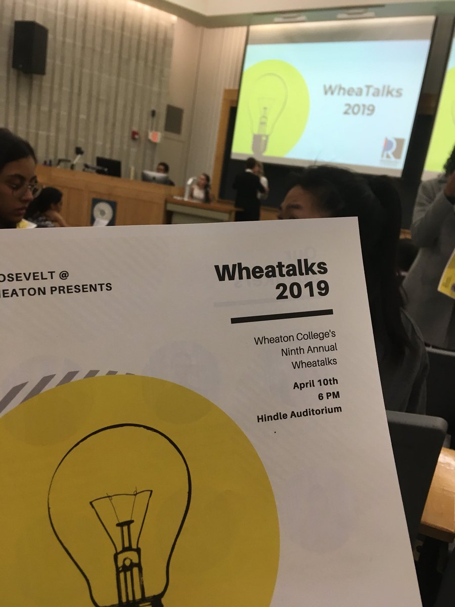 fhkarin27's tweet photo. Really excited to see what some of my classmates here at @wheaton have been up to at #wheatalks #wheatonfnms https://t.co/1SNIZckMoB