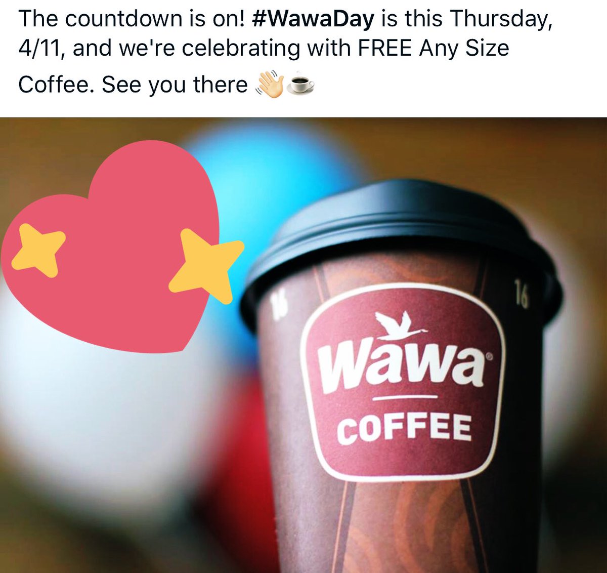 MTL_SVMaccMath's tweet photo. For my #caffeine powered friends- free #Coffee tomorrow at #Wawa. #CaffeinateandEducate #WawaDay https://t.co/pvReSF1bJ1