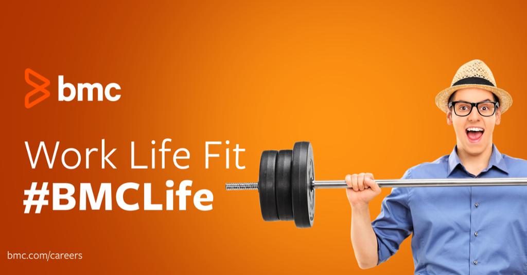 BMCSoftware's tweet photo. #WorkLifeFit means empowering our team to find a dynamic that works for them and allows them to do their best work. Learn more about what it's like to #WorkAtBMC! https://t.co/SCnz92VkYA https://t.co/RWQwYwvxHI