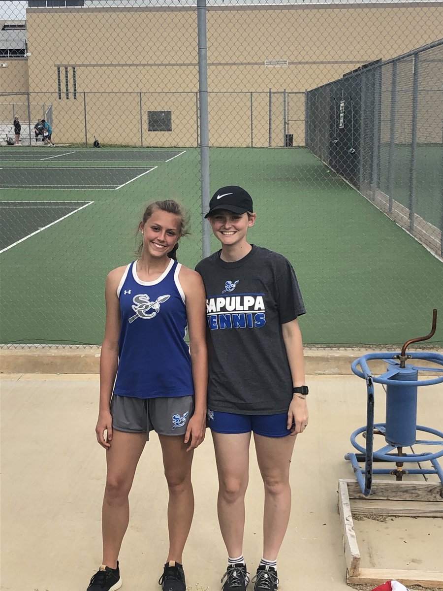 chieftaincircle's tweet image. Libby Chaffin and Blakley Alden
5th place 2 singles!
