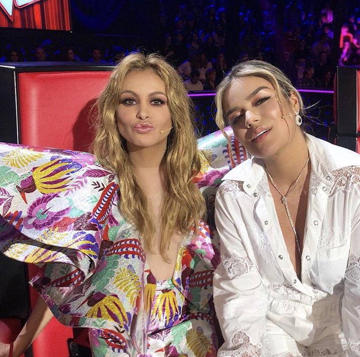 Compartiendo una gran noche con <a href="/karolg/">LABICHOTA</a> en @lavozantena3 #girlpower 💃😘#lavozfinal #lavozantena3 <a href="/grupoboomerang/">Grupo Boomerang TV</a>