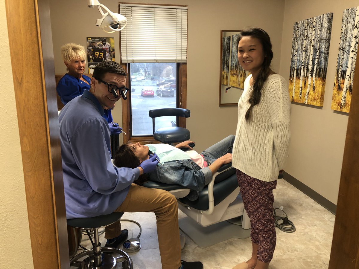 CAPSMedTaylor's tweet photo. For the past three days, I have been shadowing Dentist, Dr Squires!  I got a chance to learn more about Dentistry and see the cool things he does on a daily basis! Thank you to Dr. Squires for allowing me to shadow him and @CFCAPSMed for pushing me to do this! https://t.co/PO1E2GAFOc