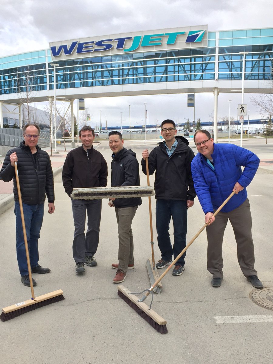 WestJet StreetHockey tweet media