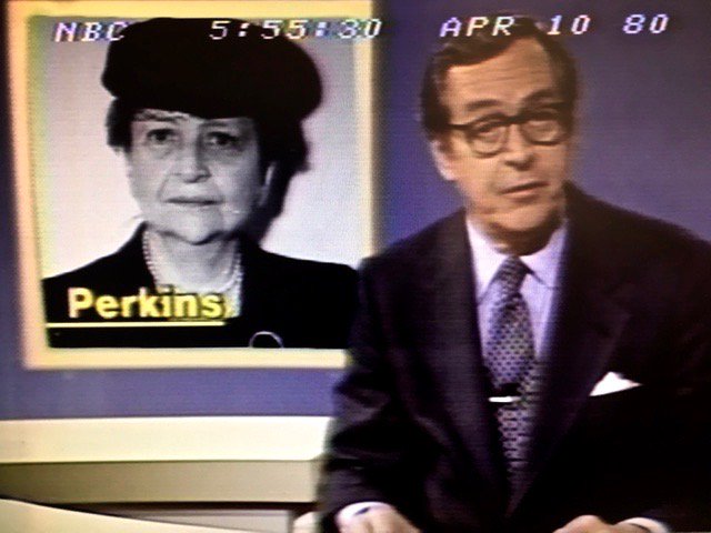 vutvnews's tweet photo. On the 100th anniversary of #FrancesPerkins' birth #OTD in 1880, @NBCNews acknowledged her as the first woman to hold a cabinet position (Labor Secretary for #FranklinRoosevelt from 1933-45) in US government: https://t.co/52XH1zZBcG https://t.co/QDTWvwZtEV