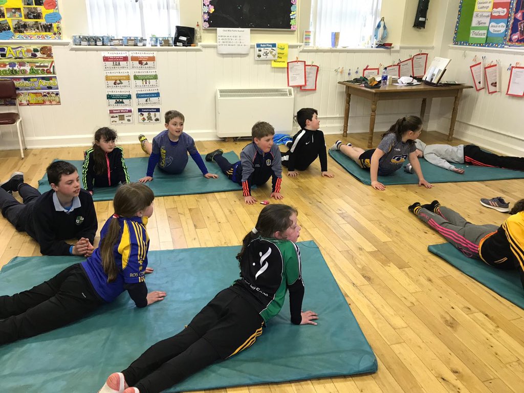 MountTalbotNS's tweet photo. Ms. Lauren came to teach us gymnastics. We learned lots of different movements and had great fun. @activeflag @healthyireland #ASW19 https://t.co/AEbNuJLyP3