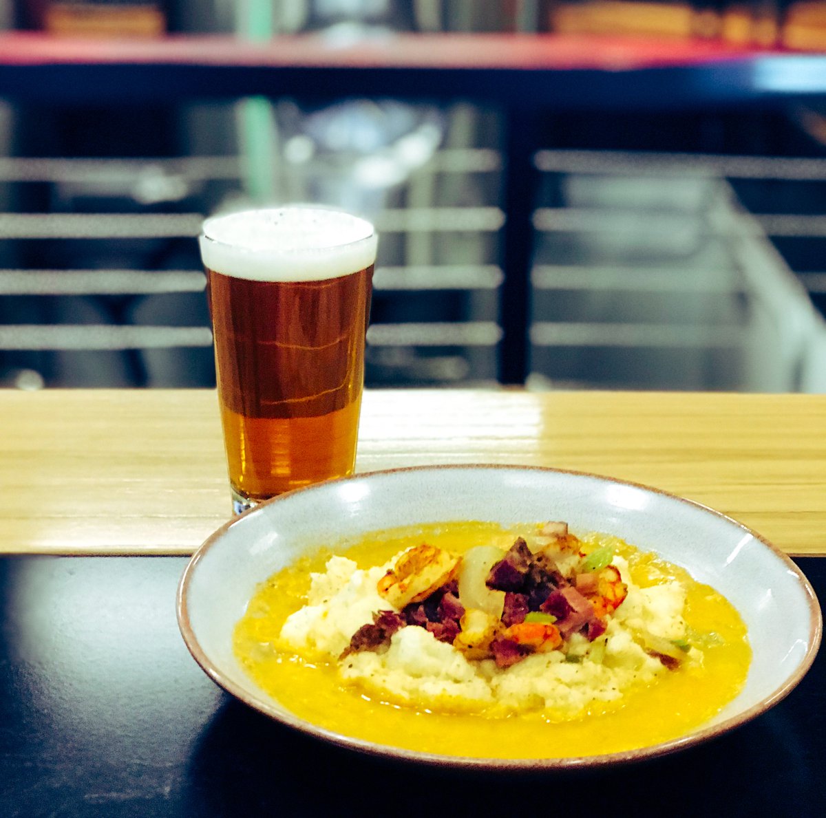 IronRailBrewing's tweet image. Shrimp &amp;amp; Grits &amp;amp; Three Sunken Engines IPA &amp;amp; You &amp;amp; Iron Rail Brewing &amp;amp; Dinner

#topeka 
#breakthechain 
#eatlocal 
#drinklocal 
#brewery