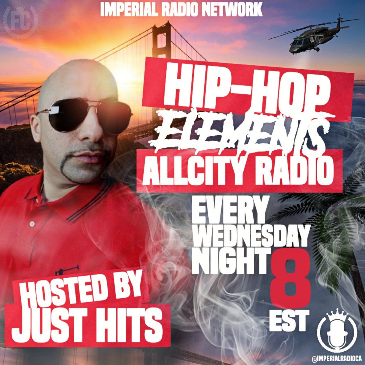 ImperialRadioCA's tweet photo. Missed tonight's episode of #HipHopElements #AllcityRadio with your host @justhitsadonis? Catch up now
Listen: https://t.co/tylV2QUSPu
#rap #hiphop #music #news https://t.co/odcbeR58Es